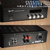 Lyele A94 amplifier case shell 255 * 214 * 73mm home power amplifier sound amplifier preamplifier case shell pilka spalva