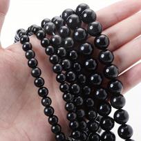 Obsidiano karoliukai, 10mm/0.39in(35-38pcs)