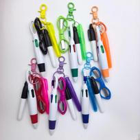 Nurse's Multi-Tool Set: Pendant Pen, Keychain, Lanyard, Ballpoint Pen, Scissors, Light, Retractable Marker.