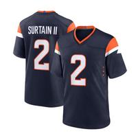 Denver Broncos NFL Football Jersey Mens Quick Dry Embroidered Team Uniform Size 2 Navy Blue 2