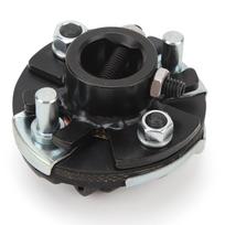 Rag Joint Steering Coupler 1 Inch DD X 13 16 Inch 36 Spline Coupler For 700 Power Steering Box 1978 and Later black