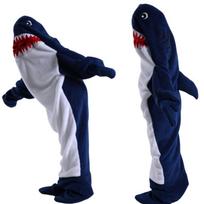 Juokingas Cosplay Ryklio Kombinezonas Kostiumas Kostiumas Suaugusiųjų Pižama Animacinis Helovinas Kalėdos Karnavalas Pižama Jumpsuit Vaikų Drabužiai Hombre XS(140) - 126-138cm black