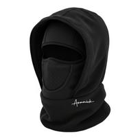 Winter warm balaclava hat windproof face protection pullover hat cycling ski mask scarf integrated men's and women's models black