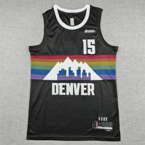 2026 Season Denver Nuggets 15 City Edition Embroidered Basketball Jersey M