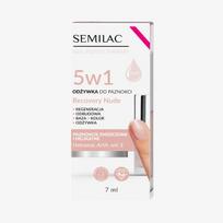 Semilac Nail Power Therapy Nail Conditioner, 5-In-1, Recovery Nude 7 7 ml