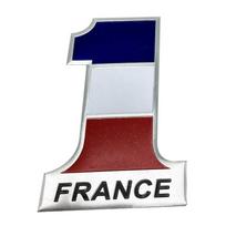 Aluminum 3D France Flag Car Sticker Emblem Badge Decal For Peugeot Citroen Renault Venturi Bugatti Amilcar Heuliez Ford