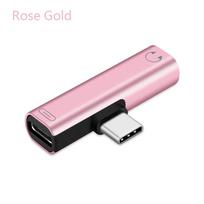 Universal USB C Metal Type-C To 3.5mm Adapter Audio Convertor AUX Splitter Headphone Jack