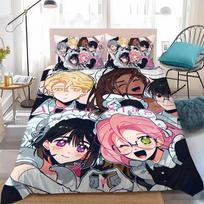 Anime Game A-Alien Stage Bedding Set Duvet Cover Beautiful Girl Set Gifts Quilt Covers Pillowcase Set Kids Room Decor 150x200cm (3pcs)
