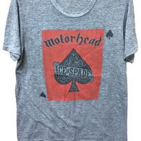 Vintage 80s 1980 MOTORHEAD Ace of Spade Promo Tour Concert t shirt Rock Metal 150 brown
