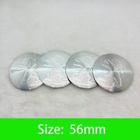Automobilio rato centrinio dangtelio lipdukas Emblema Aksesuarai Peugeot 206 307 308 3008 208 508 2008 4008 5008 301 406 408 Rifter RCZ 1Set (4pcs)