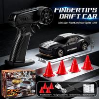 1:64 2.4G RC Mini Desktop Remote Control Car 4WD Drift Electric Toy Boys and Children Racing Model with Lighting