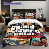 Grand Theft Auto Vice City 10Th Anniversary Edition Threepiece Set 1 Duvet Cover 2 Pillowcase Without Core Bedding Set 200x200cm