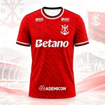 2026/27 Season Flamengo Vintage Unisex Football Jersey, Men Women 3D Print Summer Sport Breathable Mesh Quick Drying Jersey 2XL