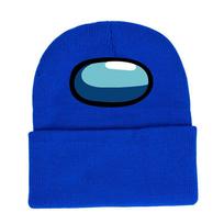 Among Us Adults Unisex Winter Knitted Beanie Hat Boys Girls Warm Woolen Cap Hats & Caps DarkBlue blue