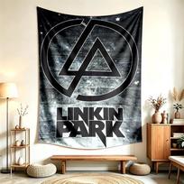 Linkin Park (1) Gobelenas, tinkantis namų, bendrabučių ir miegamųjų dekoravimui, švelnus liesti ir puiki dovana draugams bei šeimai 150cmx200cm