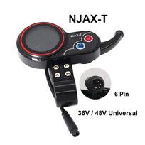 Electric Scooter LCD Display Meter Instrument Panel Power Switch Throttle 36V 48V Universal TF-100 SEALUP JH-01 LIVIAE NJAX-T