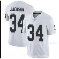 Mens NFL Raiders Football Jersey With Player Numbers 83 Waller 28 Jacobs 34 Jackson Cotton Team Sport Apparel XXXL