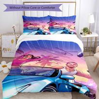 Gta Duvet Cover Set Design for Living Room Lightweight Perfect Gift for Friends Family 140cmx210cm