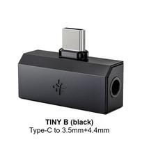 FiiO Snowsky TINY USB DAC AMP Adapter Headphone Amplifier 3.5/4.4mm/Type-C PEQ Tuning Hi-Res Audio DSD256 In-Line Control