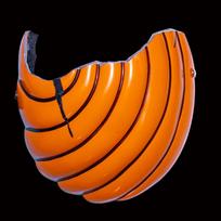Naruto Uchiha Obito Sulaužyta kaukė Helovino Cosplay rekvizitas Vaikams Berniukams Broken Style Type B - Single-hole Madara orange