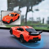 Swing Moving Sports Car Model Metal Diecast Dashboard Decoration Drift Rotating Car  Center Console Style 8 gray