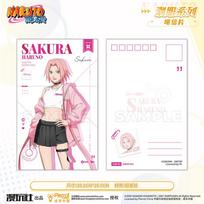Naruto Uchiha Sasuke Obito Sakura Kakashi Itachi China Official Authorization Hype Clothes Series Postcard