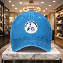 Canadian Newfoundland Baseball Cap Adjustable Snapback Hat for Outdoor Sports  Daily Casual Wear One Size blue