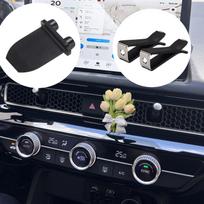 10 Pieces Square Head Car Vent Clips + 3 Adapters for 11th Gen Honda Civic, CRV, ZRV, Integra - Custom Fit Car Air Fresheners for Honeycomb Vents, 13pcs black