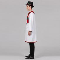 Halloween, snowman costume Christmas costume Cosplay stage costume cos costume One size fits all white