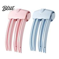 Root Lifter Comb for Fine Flat Instant Lift Tool Bangs Styling Portable Hair Volume Clip 2Pcs Cordless Heated Clip  USB Rechargeable Volumizing with 2pcs mėlyna/rožinė