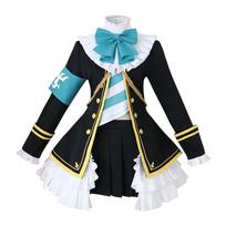 Uma musume Pretty Derby Mejiro McQueen Cosplay Lolita Dresses SJ Uniform Halloween Christmas Carnival Costume XXL&Other blue
