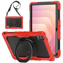 Heavy Case for Samsung Galaxy Tab S11 Ultra 14.6 inch SM-X930 SM-X936 14.6  360° Rotatable Bracket Tablet Cover with Straps S11Ultra 14.6 X936
