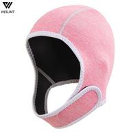 2mm Neoprene Dive Cap Scuba Snorkeling Surfing Swimming Adult Thermal Head Cover Warm Pool Hat Pink No Logo, No Trim