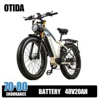 OTIDA New RX50 Mountain Electric Bicycle 48V20AH Lithium Battery 26 Inch 4.0 Fat Tire E-Bike Mountain Electric Bicycle Motorcycle for Adult 48V20AH