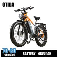 OTIDA New RX50 Mountain Electric Bicycle 48V20AH Lithium Battery 26 Inch 4.0 Fat Tire E-Bike Mountain Electric Bicycle Motorcycle for Adult 48V20AH