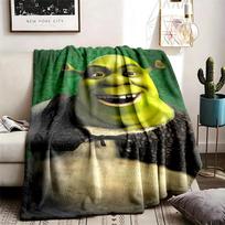 Shrek (5) Blanket Suitable For All Seasons And Perfect For Naps Features Vibrant Colors An Ideal Gift For Family And Friends 100cmx150cm