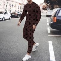 Bitcoin Men T Shirt Long Sleeved Trousers Basketball Jersey Street Fashion Casual Sportswear Suit Spring New Argentina Man Set 4XL white