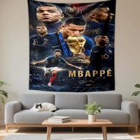French Football Star and World Cup Champion Patterned tapestry for bedroom and living room home decor 130x150cm(51x59in)