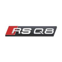 New 1pc ABS Plastic Car Front Grille Badge Logo Decoration Stickers For T RSQ8 RSQ3 RSQ5 RSQ4 Exterior Modification Accessories