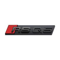 New 1pc ABS Plastic Car Front Grille Badge Logo Decoration Stickers For T RSQ8 RSQ3 RSQ5 RSQ4 Exterior Modification Accessories