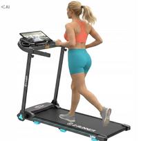 G-RUNNER 410 Classic Folding Electric Treadmill with Speakers and Incline, 14 km/h