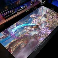Clair Obscur Expedition 33 Large Mouse Pad Office Computer Keyboard Accessories Mousepad Natural Rubber Table Mat Big Carpet 60x30x0.2cm gray