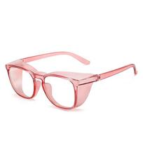 Blue Light Blocking Safety Glasses Side Shields Protective Spectacles Biking Eyewear  Work rožinė
