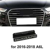 For hot Quattro Car Styling Front Grille Emblem Badge Q5 A5 A3 A6L A4L Q3 Q5L A8L A7 Four-Wheel Drive Standard Logo Accessories