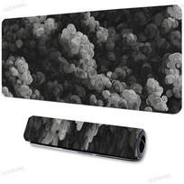 Japanese Clouds Mouse Pad Rubber Anti-slip Gaming Desk Mat XXL Gaming Office Desk Mat With Stitched Edge Keyboard Long Mousepads 600x300x2mm gray