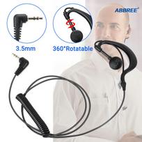 Baofeng AR-152 Walkie Talkie Microphone PTT Radios Speaker Keenwood 2-Pin Type Handheld Mic For UV-K5 UV-21 Pro DR-1801