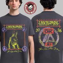 Linkin Park Download Festival 2026 Exclusive Merch Tee In Donnington Park UK On June 14 2026 T-Shirt 100 brown