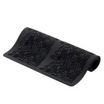 Fondant Lace Silicone Mat Cake Border Decoration Mold black