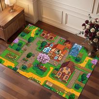 Stardew Valley Rug Soft Thick Non Slip Floor Carpet for Bedroom Living Room Home Decor 50cmx80cm