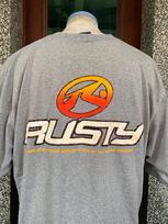 Vintage Rusty Surf / Surfing / Surfboards T shirt M beige